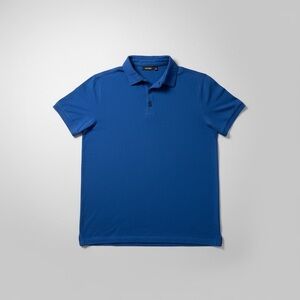 Apt. 9 Men’s Blue Polo Shirt Size Medium Cotton Short Sleeve Classic Fit
